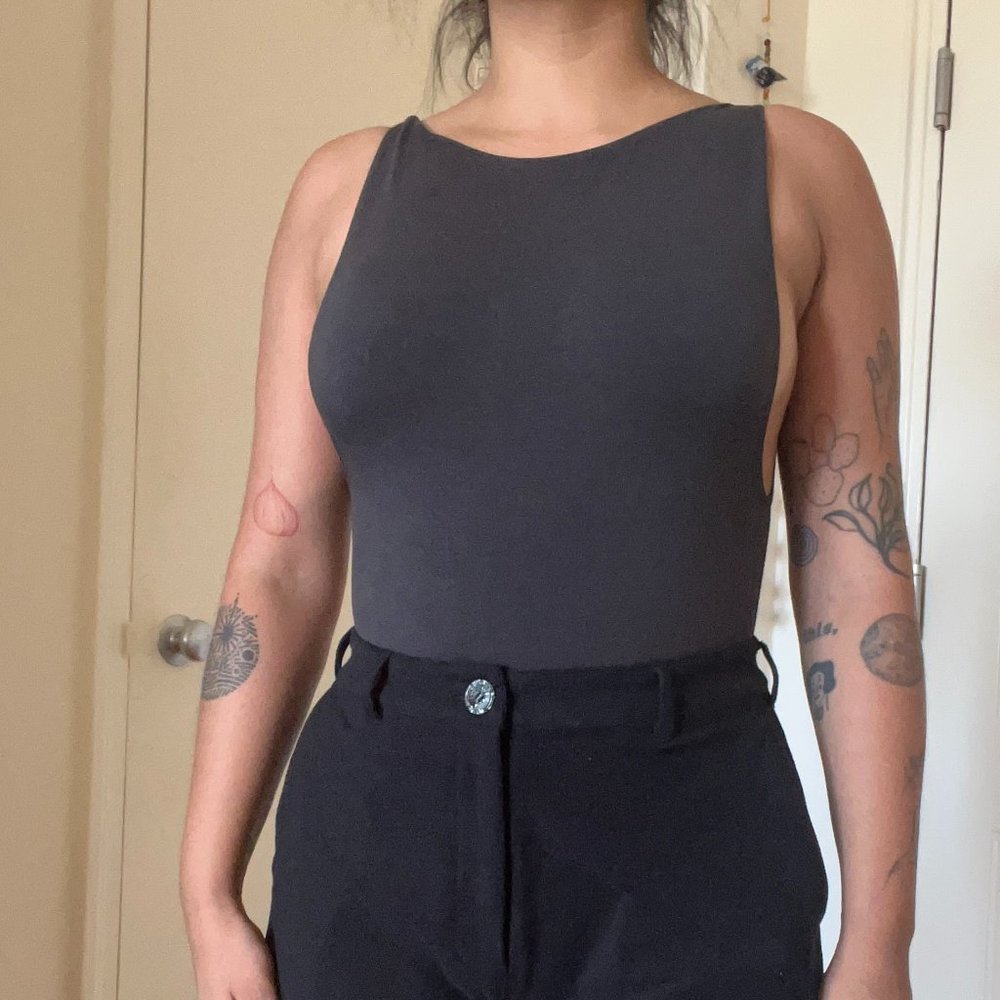 Los Angeles Apparel backless bodysuit